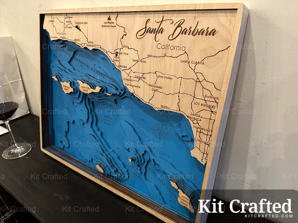 Santa Barbara Channel Map