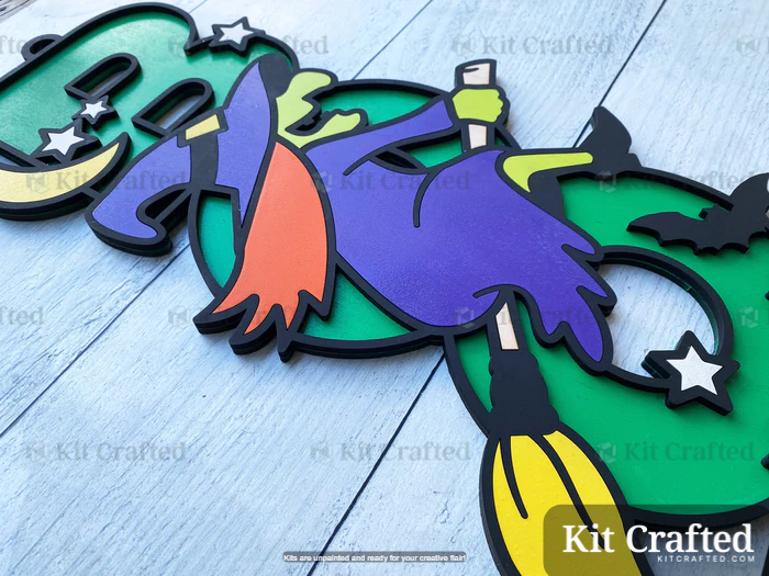 Boo Sign - Witch - Halloween