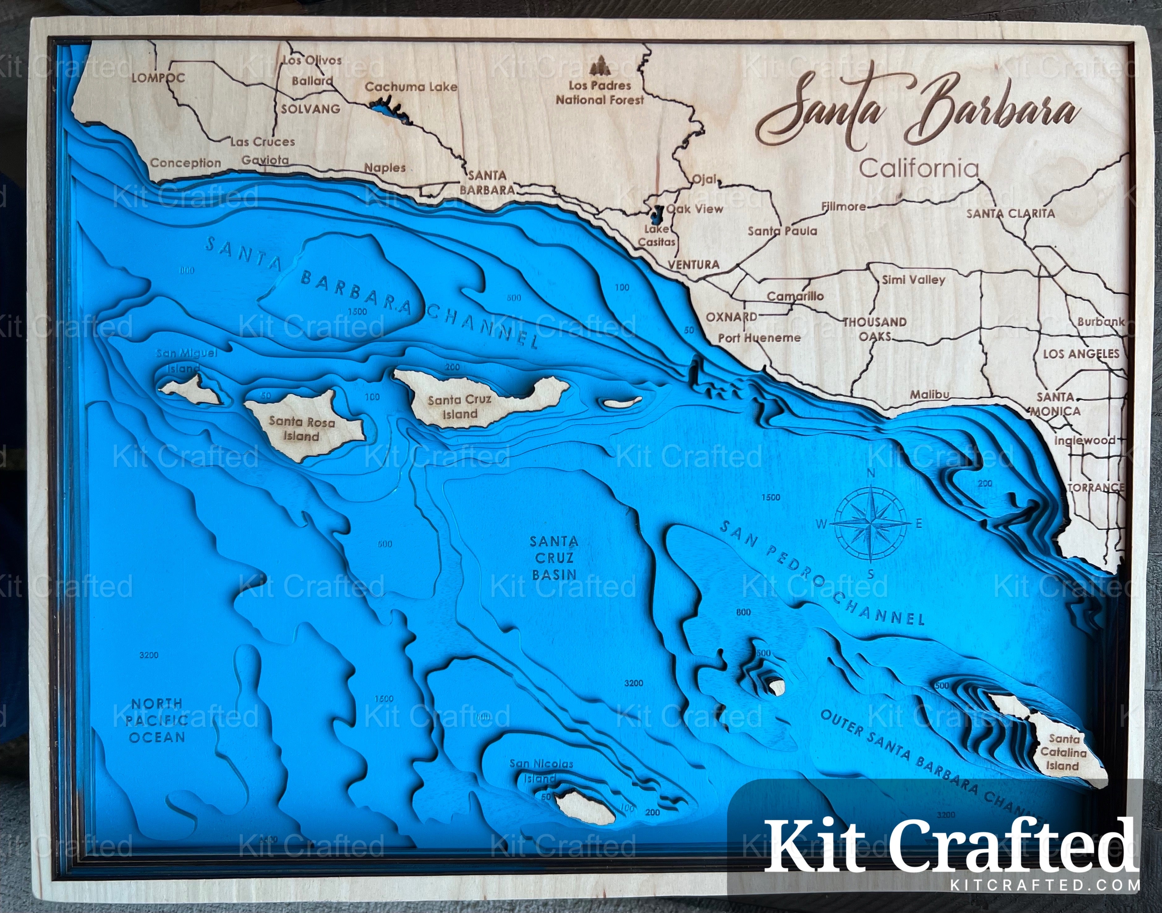 Santa Barbara Channel Map