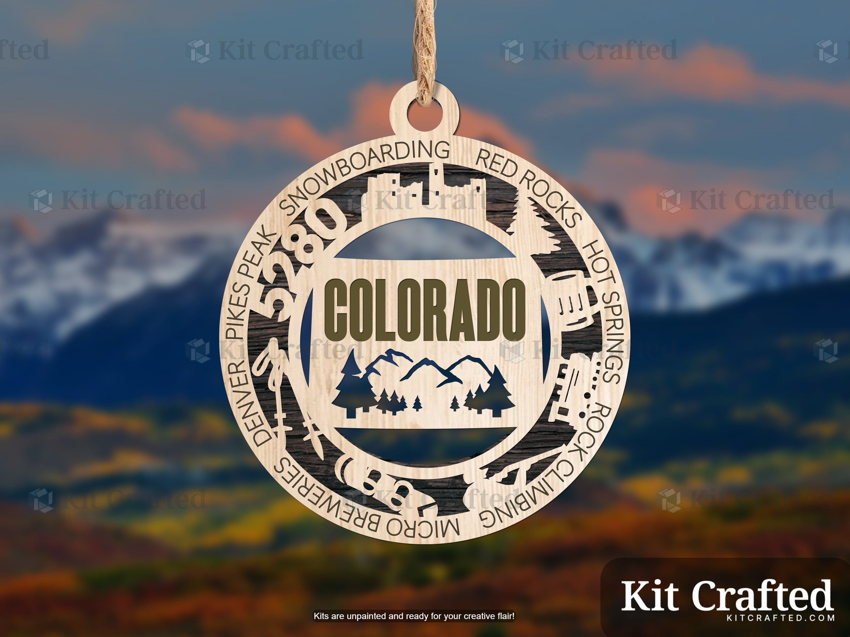 Colorado State Ornament