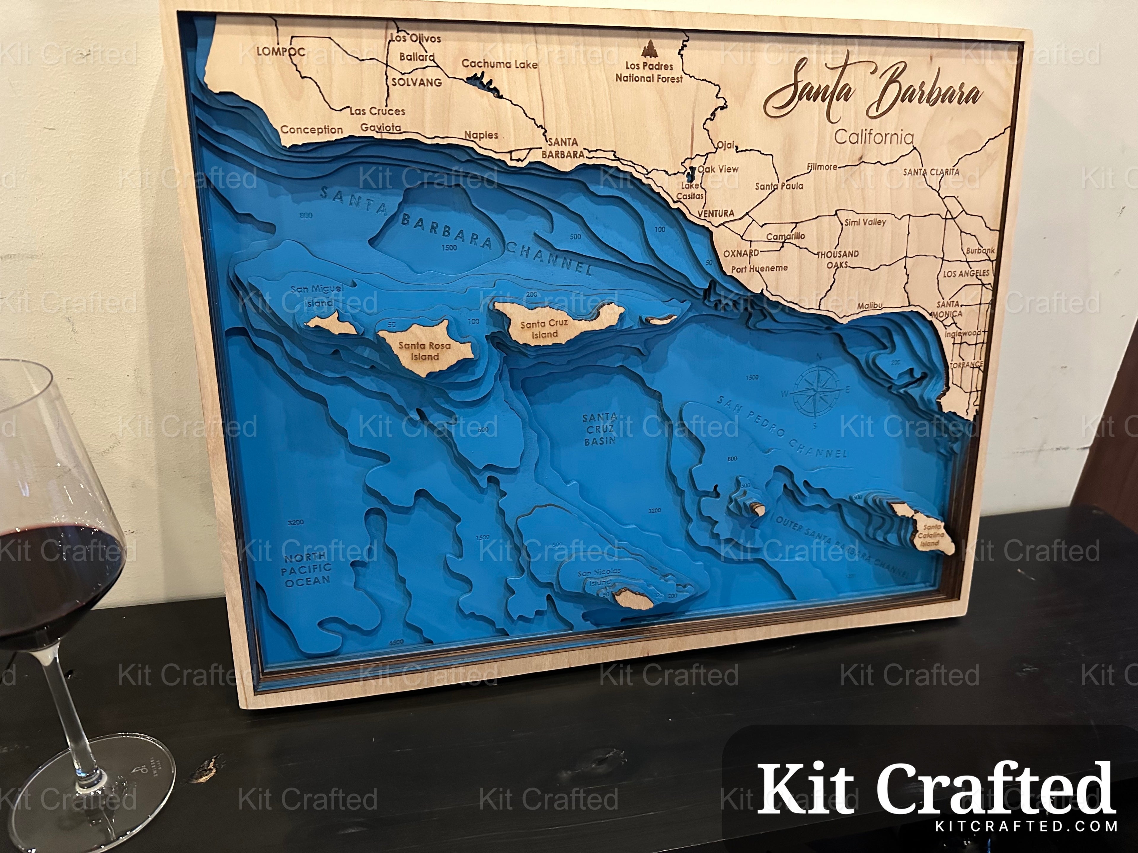 Santa Barbara Channel Map