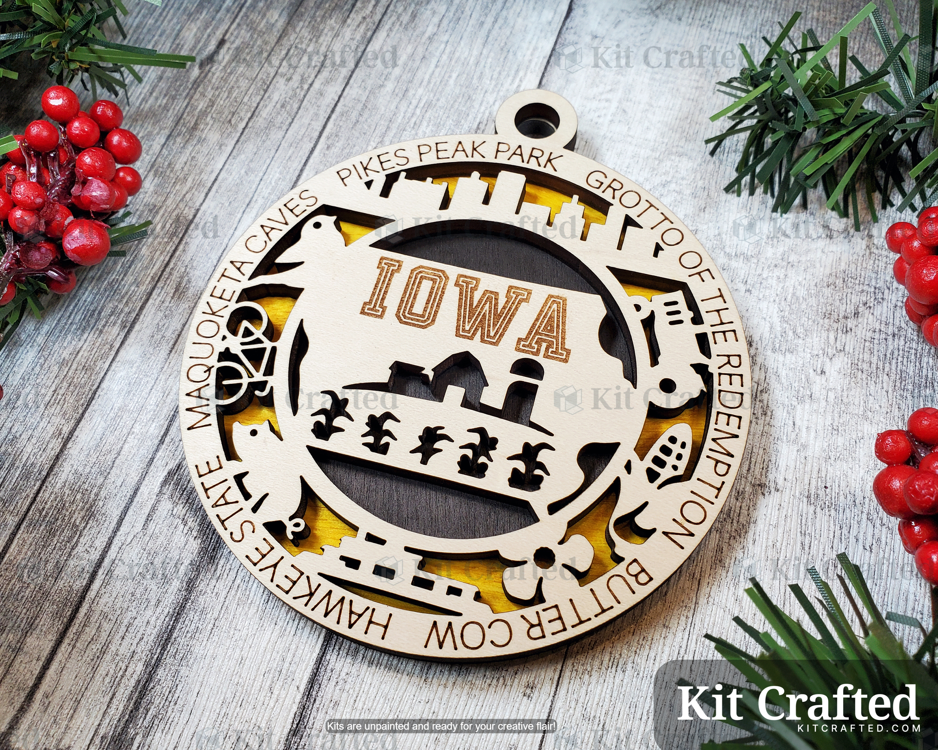Iowa State Ornament