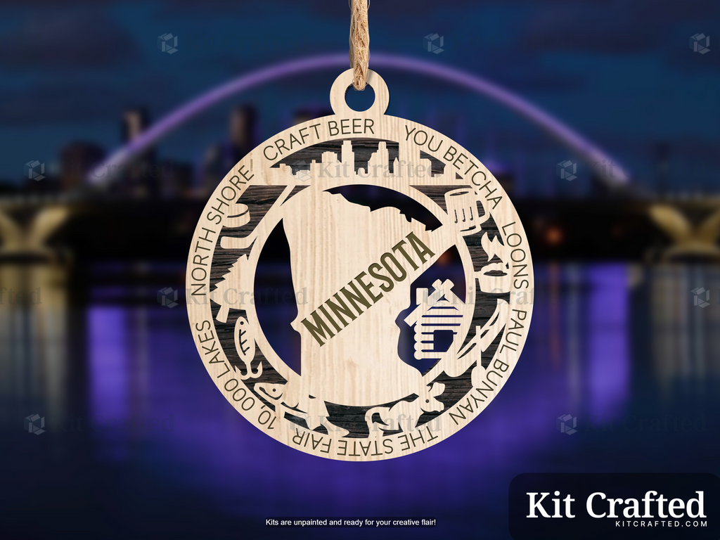 Minnesota State Ornament