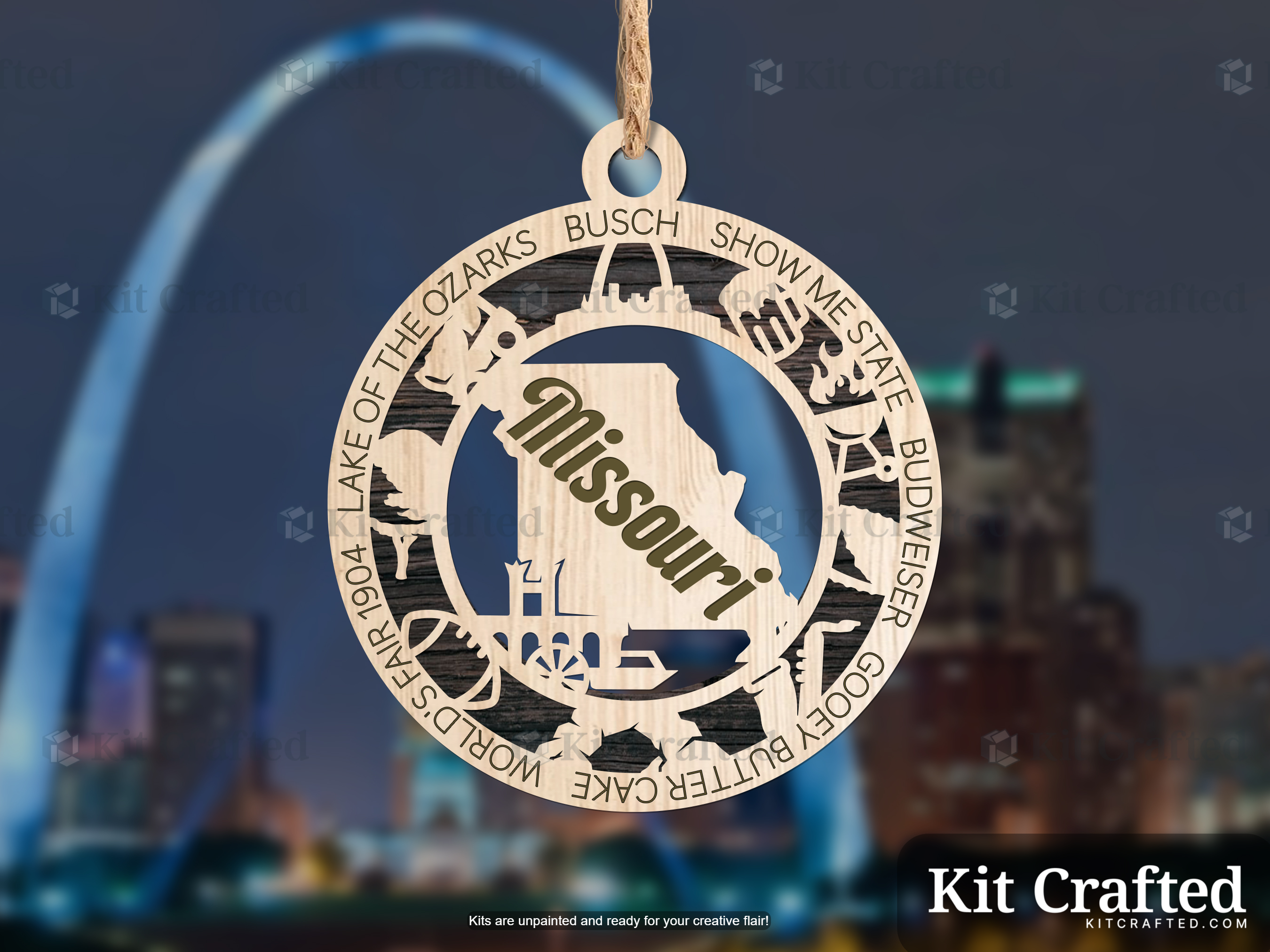 Missouri State Ornament