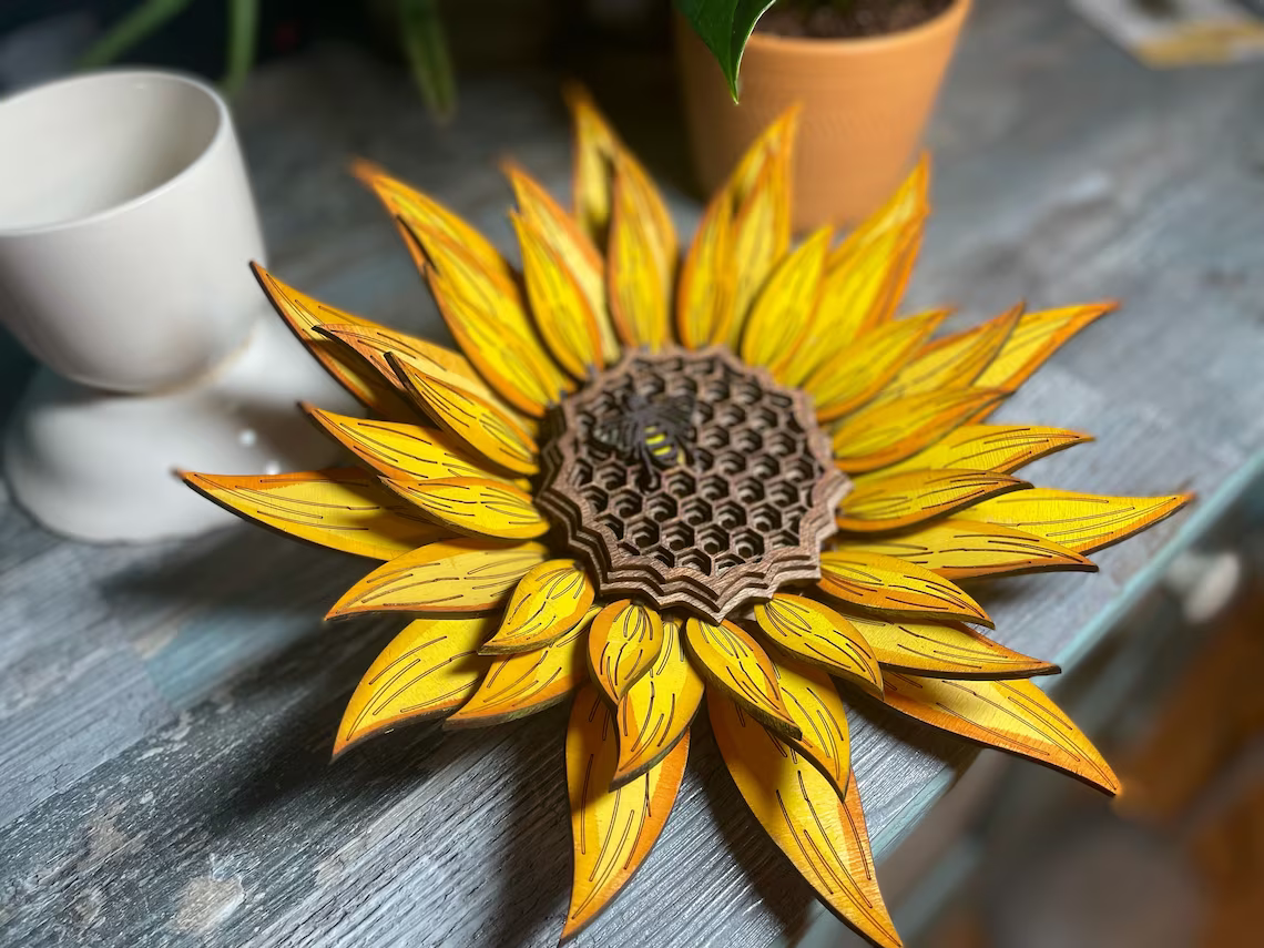 Sunflower Table Decor
