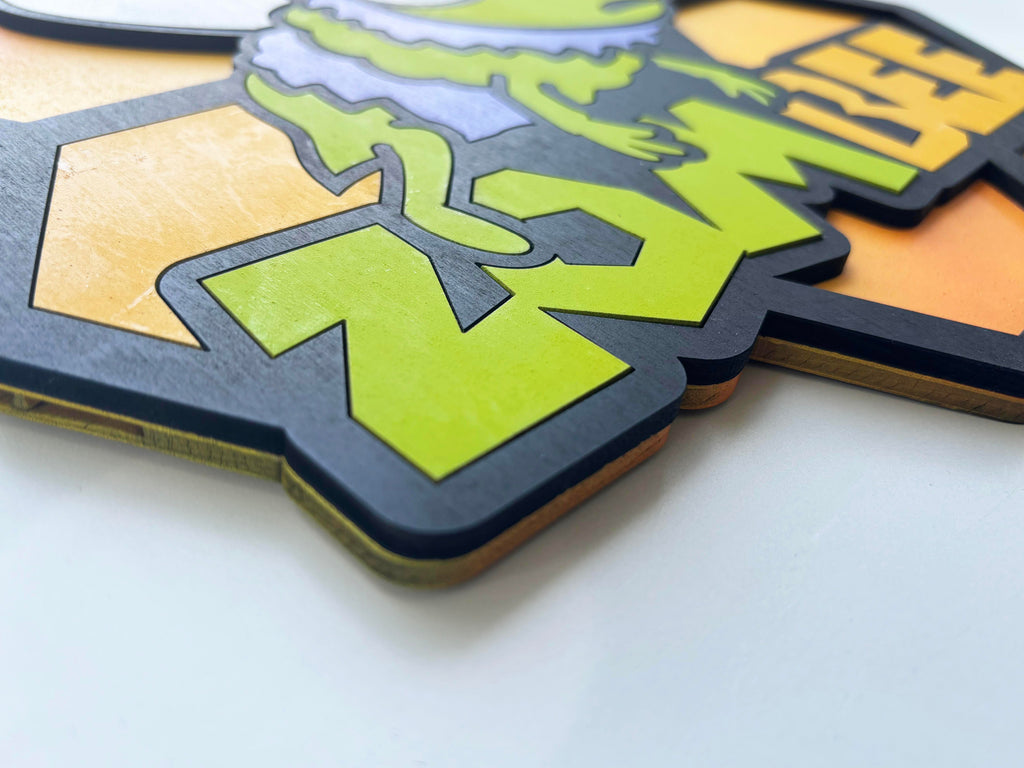 Zom-Bee Halloween Sign